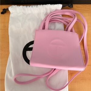 Telfar Mini Bag in Soft Pink